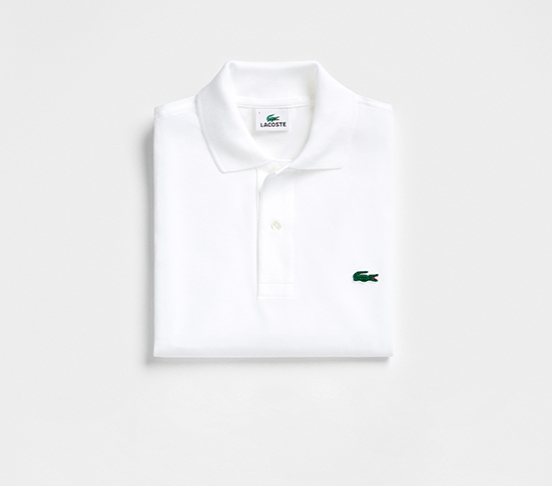polo lacoste blanca