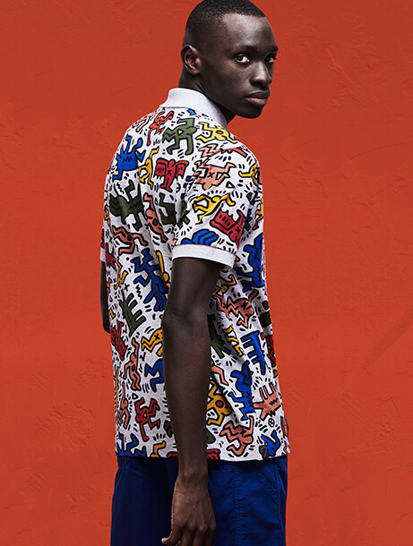 lacoste x keith haring sweatshirt